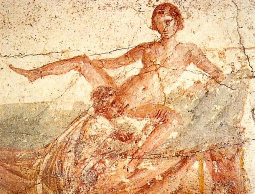 Античные порно-росписи на стенах